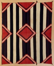 Navajo Phase III Häuptlingsdecke, 1880-90